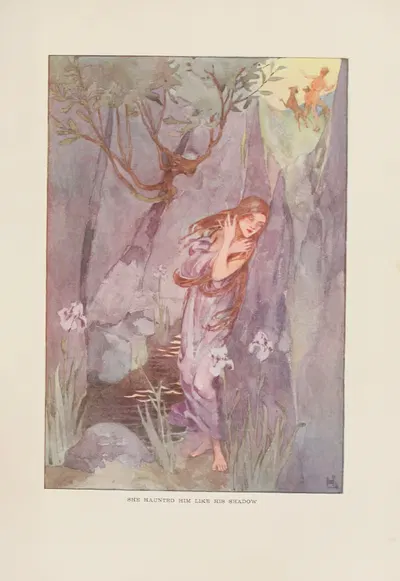 Она преследовала его, как его тень by Хелен Страттон, 1915 — digital art print download
