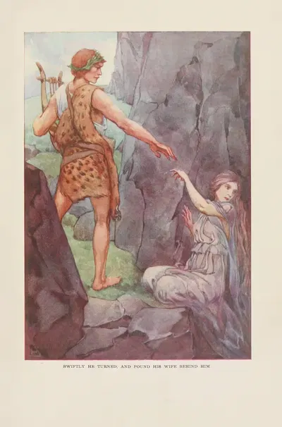 Он быстро обернулся и нашел свою жену позади себя by Хелен Страттон, 1915 — digital art print download