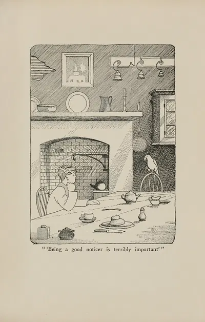 Being a good noticer is terribly important by Hugh Lofting, 1922 — digital art print download