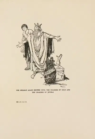 Моряк снова показал Цивилу золотую палату by Кэтрин Пайл, 1916 — digital art print download