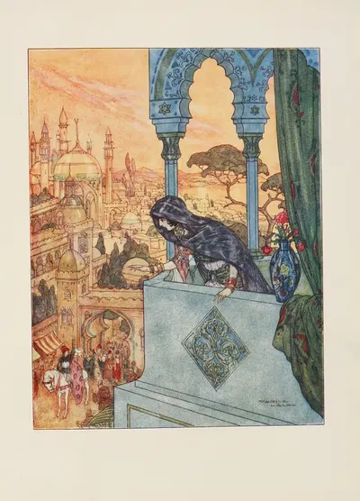 Брат гордо вошел на своем коне by Морис Лалю, 1915 — digital art print download