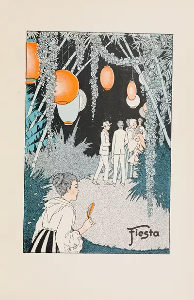 Фиеста by Миска Петерсхам, 1917 — digital art print download