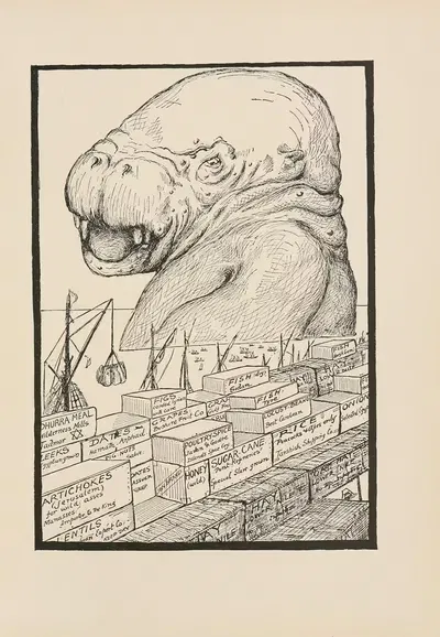 Животное, вышедшее из моря by Редьярд Киплинг, 1902 — digital art print download