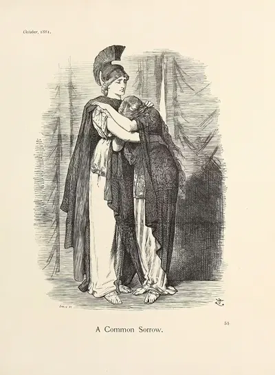 Общая печаль by Сэр Джон Тенниел, 1881 — digital art print download