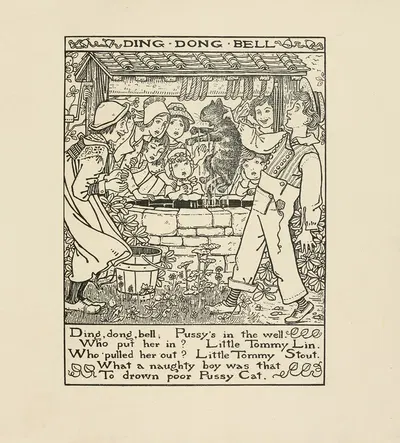 Ding, dong, bell by Winifred Smith, 1895 — digital art print download
