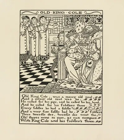 Old King Cole by Winifred Smith, 1895 — digital art print download