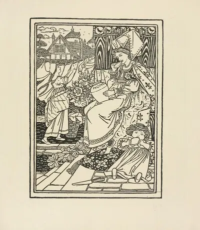 Sing a song of Sixpence by Winifred Smith, 1895 — digital art print download