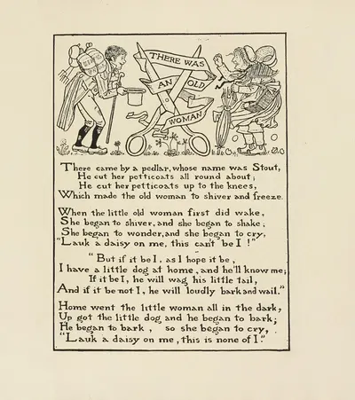 There was an old woman. by Winifred Smith, 1895 — digital art print download