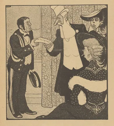 De Notenkraker, 20 april 1907 ; Vorsten van deze tijd by Albert Hahn, 1907 — digital art print download