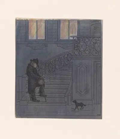 De Staatscommissie voor het Onderwijs by Albert Hahn, 1887 - 1919 — digital art print download