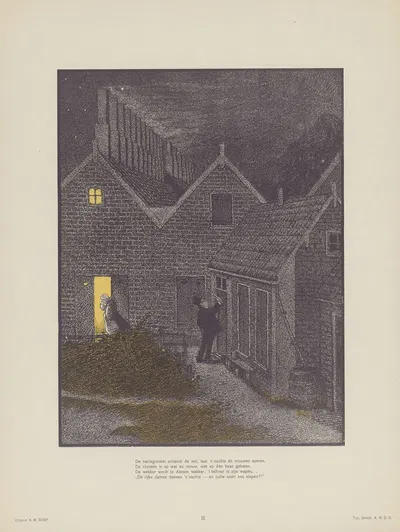 Nachtwerk by Albert Hahn, 1905 — digital art print download