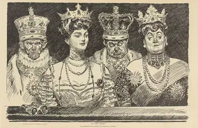 В опере by Чарльз Дана Гибсон, 1900-1905 — digital art print download