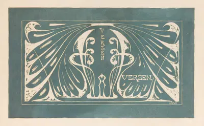 Обложка книги by Гюст ван де Уолл Перне, 1887 - 1911 — digital art print download
