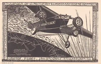 Побег пеликана из Амстердама в Батавию в 1933 году by Якоб Питер ван ден Бош, 1934 — digital art print download