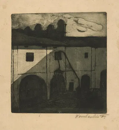 Дворец в Стражках by Фрида Константин, 1900–1918 — digital art print download