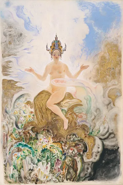 Mother Earth by Richard Teschner, 1924 — digital art print download