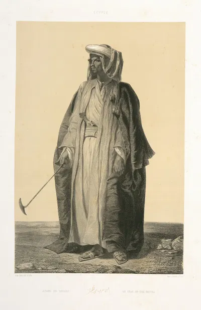 Arabe du Hedjâz, An Arab of the Hedjaz by Alexandre Bida, 1851 — digital art print download