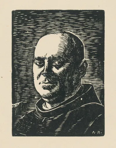 Портрет И. Патера Фелициана by Алойж Ригеле, 1890–1910 — digital art print download