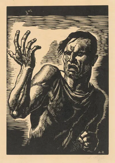 Протест by Алойж Ригеле, 1920–1930 — digital art print download