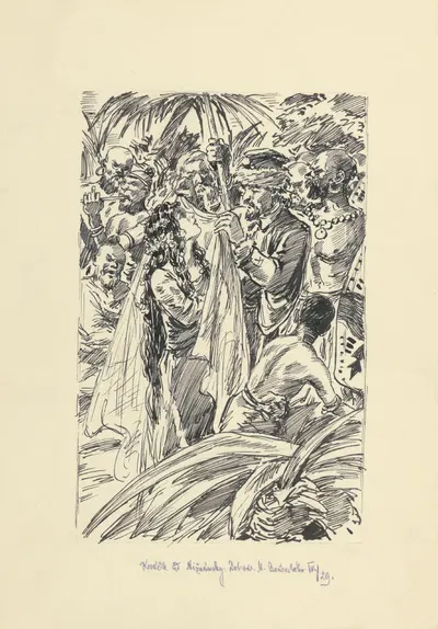 4. – Палец Бенёвского дрожал… by Андрей Ковачик, 1953 — digital art print download
