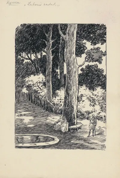 Ľубомír остановился… by Андрей Ковачик, 1928 — digital art print download