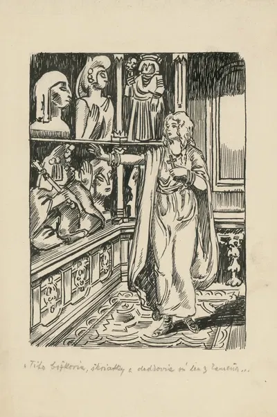 Эти боги, гоблины и дедушки – всего лишь камень by Андрей Ковачик, 1928 — digital art print download
