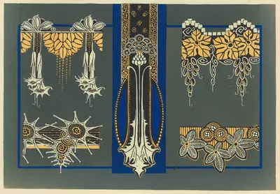 Современное оформление в текстиле Пл. 1 by Гастон Шарле, 1925 — digital art print download