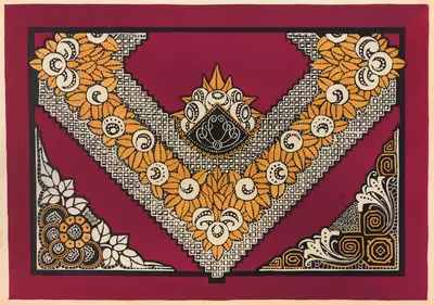 Современное оформление в текстиле, пл. 12 by Гастон Шарле, 1925 — digital art print download