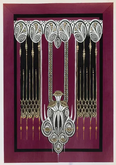 Современное оформление в текстиле Пл. 18 by Гастон Шарле, 1925 — digital art print download