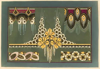 Современное оформление в текстиле Пл. 2 by Гастон Шарле, 1925 — digital art print download
