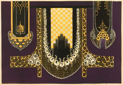 Современное оформление в текстиле Пл. 5 by Гастон Шарле, 1925 — digital art print download