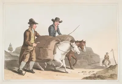 Ткачи, Плита 2 by Джордж Уокер, 1814 — digital art print download