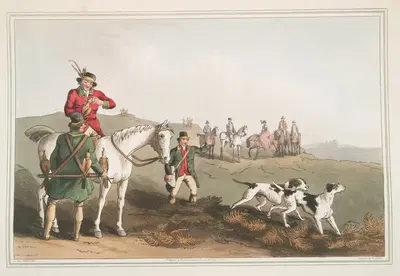 Ястреб, Плита 30 by Джордж Уокер, 1814 — digital art print download