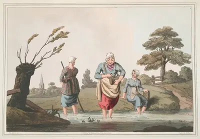 Искатели пиявок, Пл. 35 by Джордж Уокер, 1814 — digital art print download
