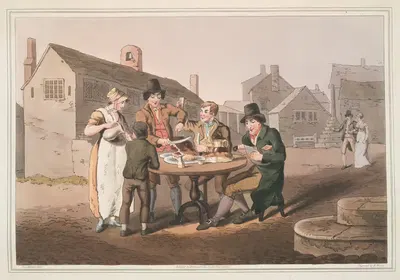 Ночь накануне летнего солнцестояния, пл. 34 by Джордж Уокер, 1814 — digital art print download