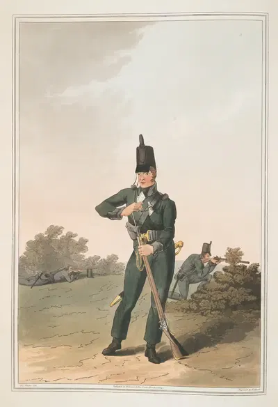 Милития Северного Йорка, Пл.31 by Джордж Уокер, 1814 — digital art print download
