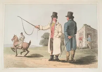 Конный торговец, плита 1 by Джордж Уокер, 1814 — digital art print download