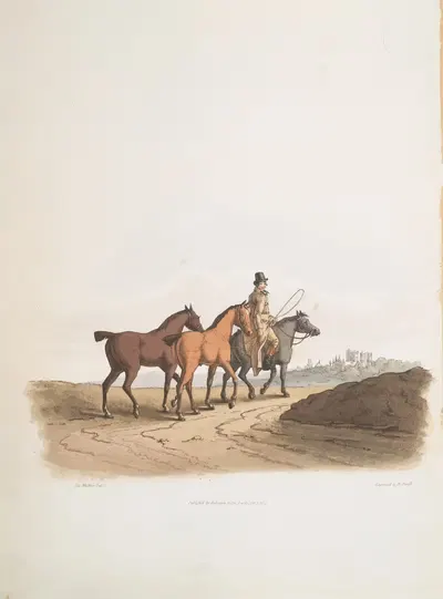 Конный торговец by Джордж Уокер, 1814 — digital art print download