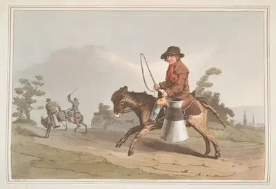 Молочник, Пл.14 by Джордж Уокер, 1814 — digital art print download