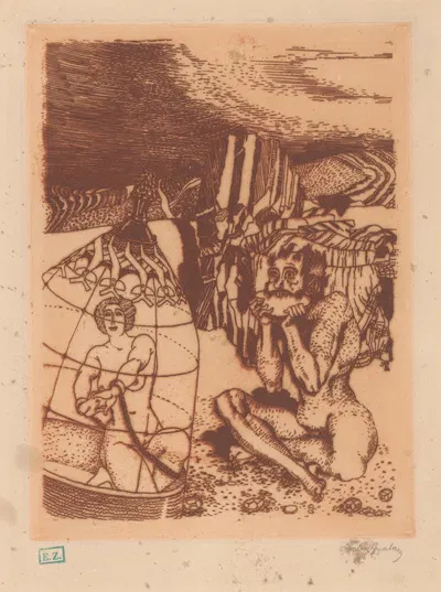 Тантал by Гюла Тичи, 1914 — digital art print download
