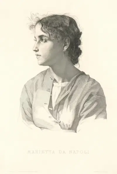 Портрет Маретты из Неаполя by Ханс Мейер, 1870–1910 — digital art print download