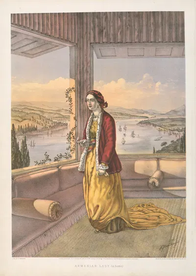 Армянская дама (дома) by Генри Джон Ван-Леннеп, 1862 — digital art print download