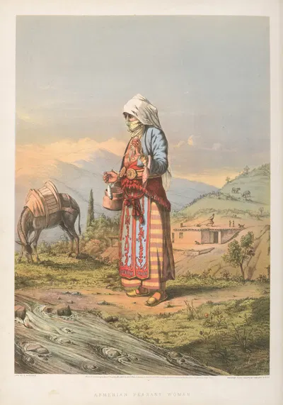 Армянская крестьянка by Генри Джон Ван-Леннеп, 1862 — digital art print download