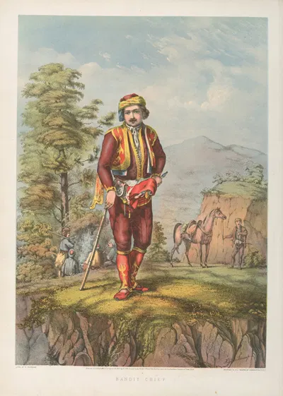 Бандитский вождь by Генри Джон Ван-Леннеп, 1862 — digital art print download
