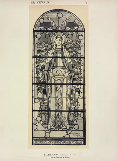 Шартрен, у Павильона Витража by Жак Грюбер, 1925 — digital art print download