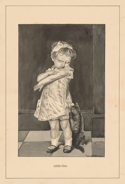 Koniec hry by Ján Thain, 1902 — digital art print download