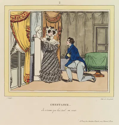 Констанс by Жан Габриэль Шеффер, 1800-1899 — digital art print download