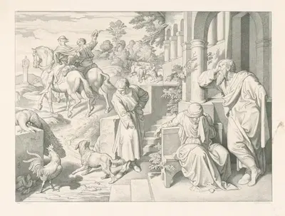 Уход из дома by Иосиф фон Фюрих, 1830–1850 — digital art print download