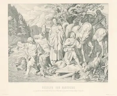 Рудольф Габсбургский by Иосиф фон Фюрих, 1850–1896 — digital art print download