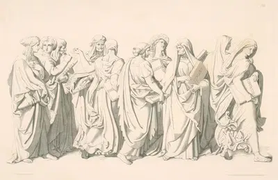 Сибиллы by Иосиф фон Фюрих, 1848 — digital art print download